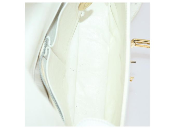 Céline CELINE C Sulky Tasche aus Macadam Canvas PVC Leder 3 Set Beige Weiß Authentisch bs35108 - Ansicht 8