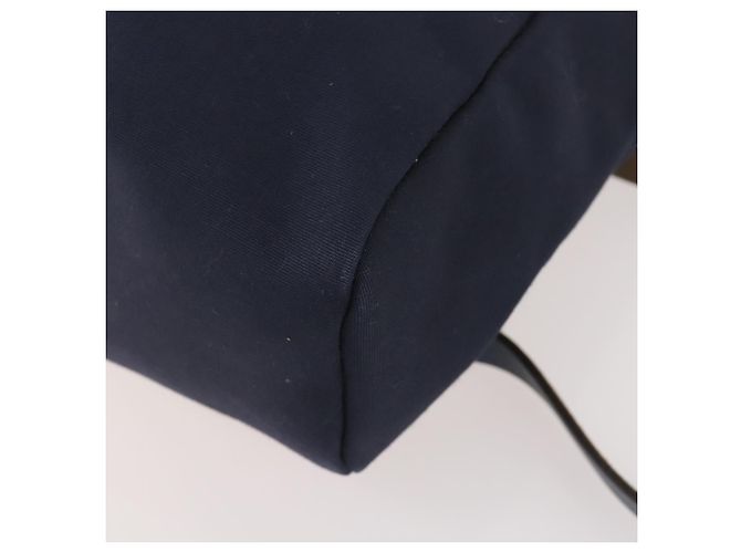 Hermès HERMES Her Line Herbag Ad Backpack Canvas Navy Silver Auth ep14037 Argento Blu navy - vista 15