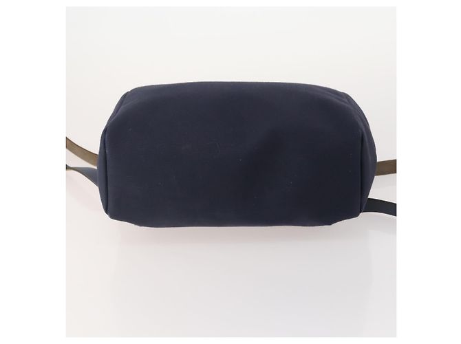 Hermès HERMES Her Line Herbag Ad Backpack Canvas Navy Silver Auth ep14037 Argento Blu navy - vista 5