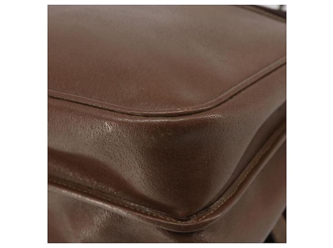 Borsa GUCCI in pelle 2way Marrone Oro 015 904 3681 Auth 177152 D'oro - vista 16