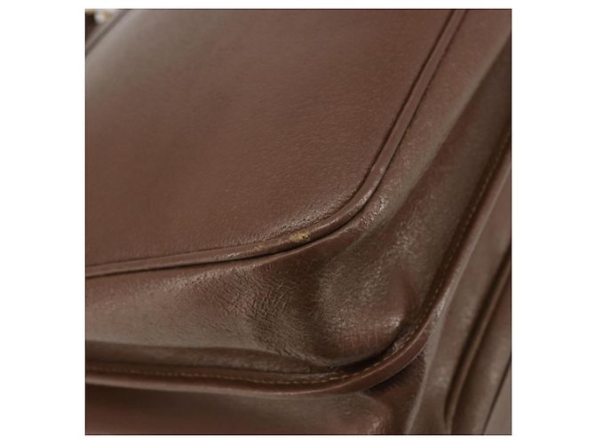 Borsa GUCCI in pelle 2way Marrone Oro 015 904 3681 Auth 177152 D'oro - vista 17