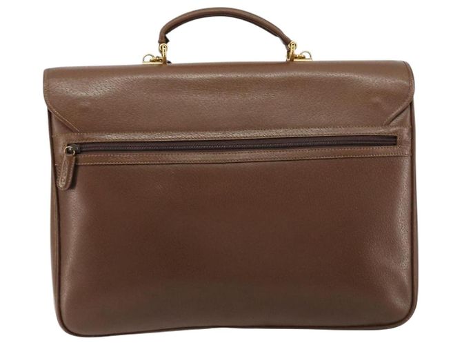 Borsa GUCCI in pelle 2way Marrone Oro 015 904 3681 Auth 177152 D'oro - vista 2