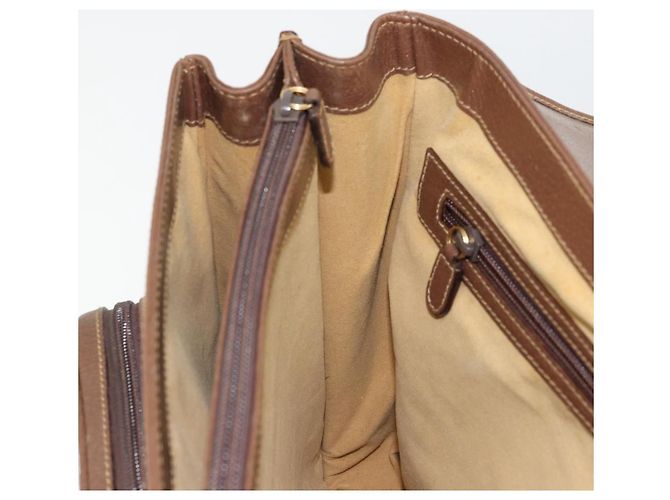 Borsa GUCCI in pelle 2way Marrone Oro 015 904 3681 Auth 177152 D'oro - vista 23