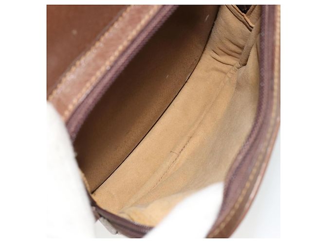 Borsa GUCCI in pelle 2way Marrone Oro 015 904 3681 Auth 177152 D'oro - vista 29