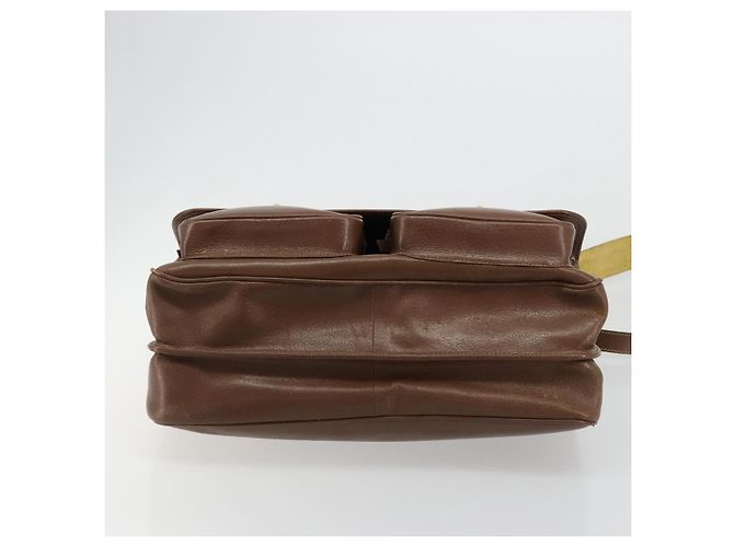 Borsa GUCCI in pelle 2way Marrone Oro 015 904 3681 Auth 177152 D'oro - vista 5
