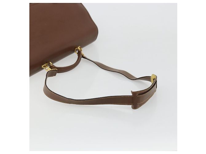 Borsa GUCCI in pelle 2way Marrone Oro 015 904 3681 Auth 177152 D'oro - vista 8