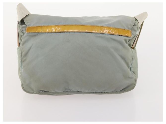 Borsa a tracolla PRADA Nylon 3 Set Light Blue Khaki Black Auth bs34483 Nero Cachi Blu chiaro - vista 18