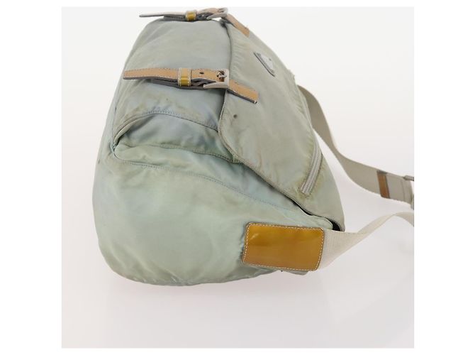 Borsa a tracolla PRADA Nylon 3 Set Light Blue Khaki Black Auth bs34483 Nero Cachi Blu chiaro - vista 19