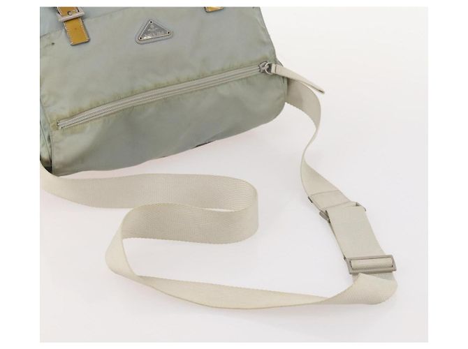 Borsa a tracolla PRADA Nylon 3 Set Light Blue Khaki Black Auth bs34483 Nero Cachi Blu chiaro - vista 20