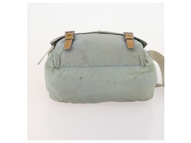 Borsa a tracolla PRADA Nylon 3 Set Light Blue Khaki Black Auth bs34483 Nero Cachi Blu chiaro - vista 22
