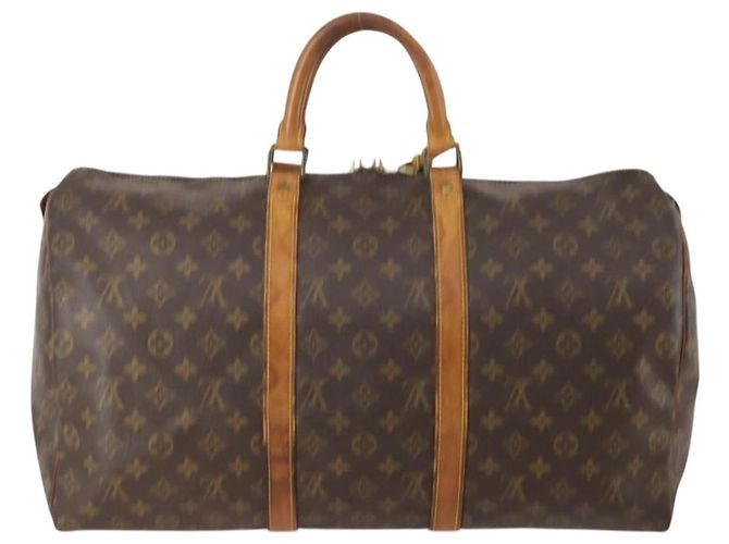 LOUIS VUITTON Monogram Keepall 50 Boston Tasche M41426 LV Auth 152781 Monogramm - Ansicht 2