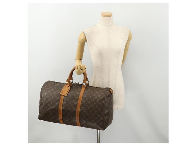 LOUIS VUITTON Monogram Keepall 50 Boston Tasche M41426 LV Auth 152781 Monogramm - Ansicht 22