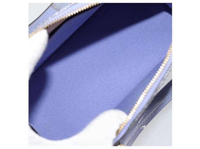 LOUIS VUITTON Borsa Alma BB Monogram Vernis 2way Purple Lila M90103 Auth mr2420A Porpora - vista 11