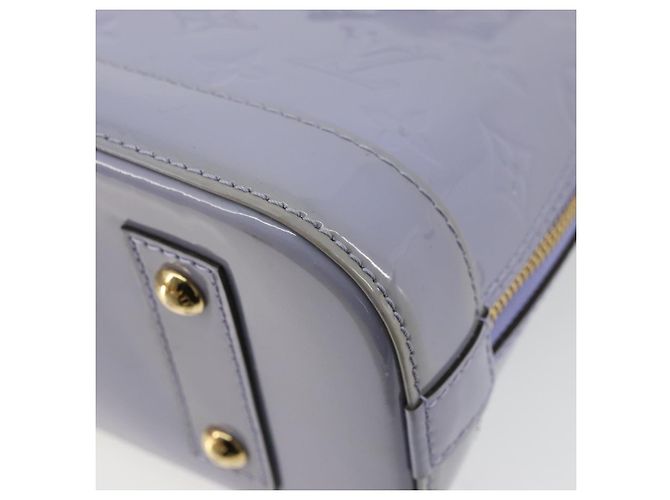 LOUIS VUITTON Borsa Alma BB Monogram Vernis 2way Purple Lila M90103 Auth mr2420A Porpora - vista 17