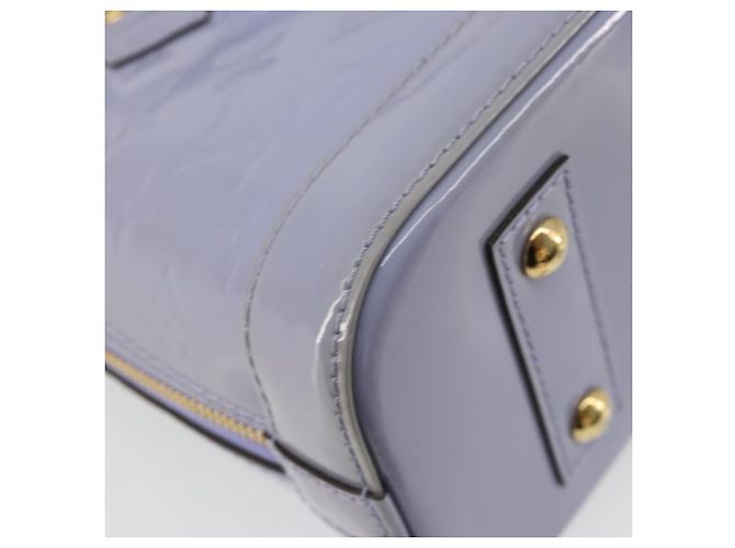 LOUIS VUITTON Borsa Alma BB Monogram Vernis 2way Purple Lila M90103 Auth mr2420A Porpora - vista 18