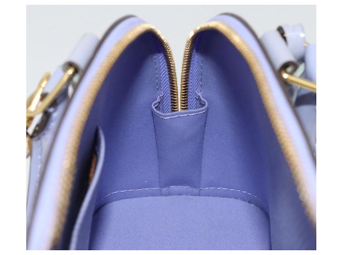 LOUIS VUITTON Borsa Alma BB Monogram Vernis 2way Purple Lila M90103 Auth mr2420A Porpora - vista 23