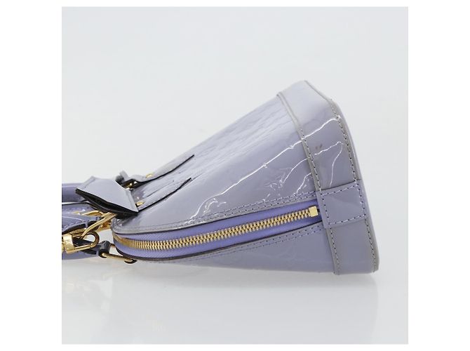 LOUIS VUITTON Borsa Alma BB Monogram Vernis 2way Purple Lila M90103 Auth mr2420A Porpora - vista 4