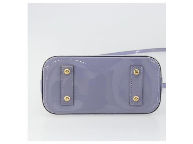 LOUIS VUITTON Borsa Alma BB Monogram Vernis 2way Purple Lila M90103 Auth mr2420A Porpora - vista 5