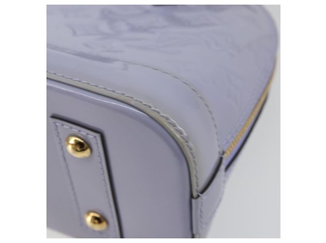 LOUIS VUITTON Borsa Alma BB Monogram Vernis 2way Purple Lila M90103 Auth mr2420A Porpora - vista 9