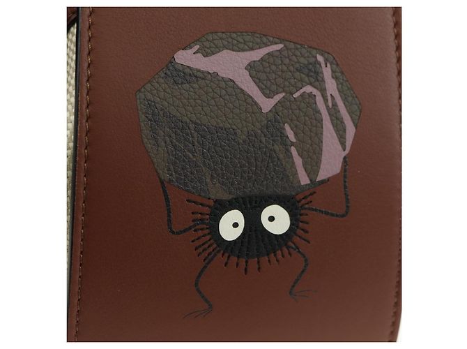 LOEWE �~ Ghibli Spirited Away Hammock Drawstring Soot Sprites Brown Auth 167292SM Marrone - vista 19
