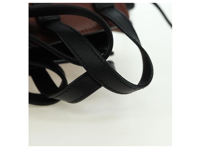 LOEWE �~ Ghibli Spirited Away Hammock Drawstring Soot Sprites Brown Auth 167292SM Marrone - vista 7