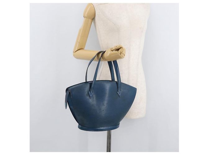 LOUIS VUITTON Epi Saint Jacques Borsa a Spalla Blu M52275 LV Auth ti3918 - vista 24