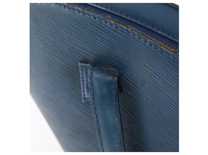 LOUIS VUITTON Epi Saint Jacques Borsa a Spalla Blu M52275 LV Auth ti3918 - vista 9
