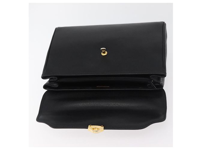 Autre Marque Borsa MORABITO in pelle nera e oro Auth 178828A Nero D'oro - vista 10