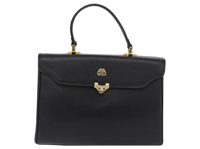 Autre Marque Borsa MORABITO in pelle nera e oro Auth 178828A Nero D'oro - vista 13