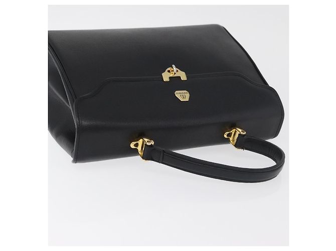 Autre Marque Borsa MORABITO in pelle nera e oro Auth 178828A Nero D'oro - vista 6