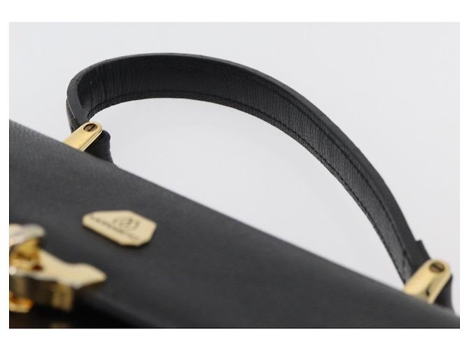 Autre Marque Borsa MORABITO in pelle nera e oro Auth 178828A Nero D'oro - vista 8