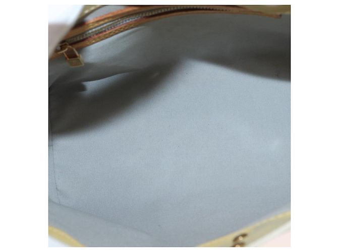 LOUIS VUITTON Borsa Monogram Vernis Reade PM Gris M91145 LV Auth BA12523 Grigio - vista 11
