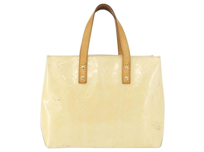 LOUIS VUITTON Borsa Monogram Vernis Reade PM Gris M91145 LV Auth BA12523 Grigio - vista 13