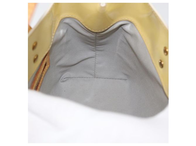 LOUIS VUITTON Borsa Monogram Vernis Reade PM Gris M91145 LV Auth BA12523 Grigio - vista 19