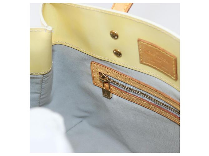 LOUIS VUITTON Borsa Monogram Vernis Reade PM Gris M91145 LV Auth BA12523 Grigio - vista 21