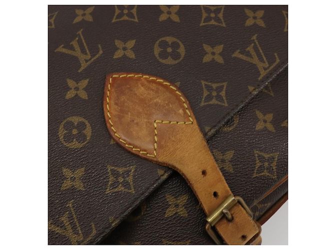 LOUIS VUITTON Borsa a Spalla Monogram Cartouchiere GM M51252 LV Auth 177596 Monogramma - vista 18