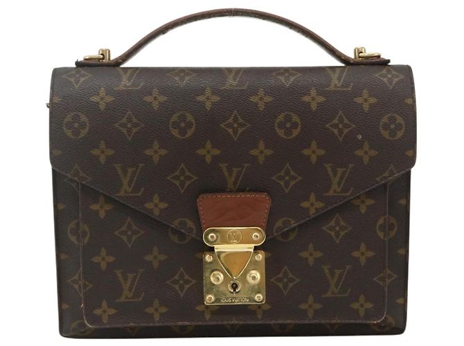 LOUIS VUITTON Borsa Monogram Monceau 28 M51185 LV Auth 179839 Monogramma - vista 13