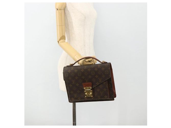 LOUIS VUITTON Borsa Monogram Monceau 28 M51185 LV Auth 179839 Monogramma - vista 25