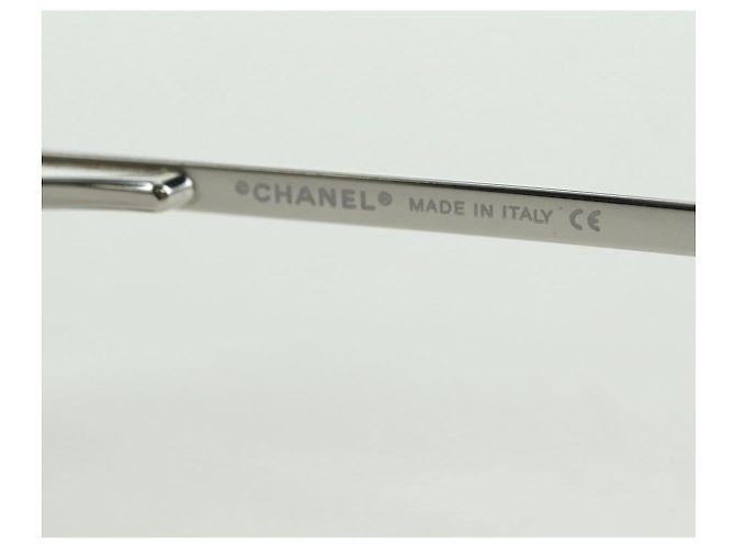 Occhiali da sole CHANEL COCO Mark in metallo, tono argento, CC Auth 179115V - vista 10