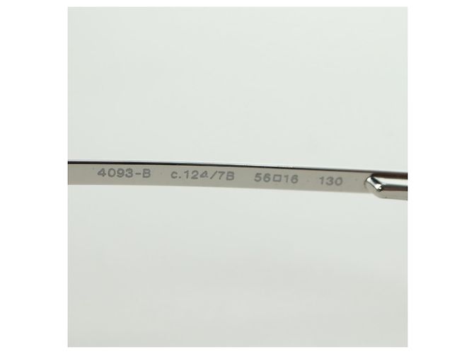 Occhiali da sole CHANEL COCO Mark in metallo, tono argento, CC Auth 179115V - vista 11