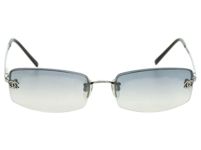 Occhiali da sole CHANEL COCO Mark in metallo, tono argento, CC Auth 179115V - vista 13