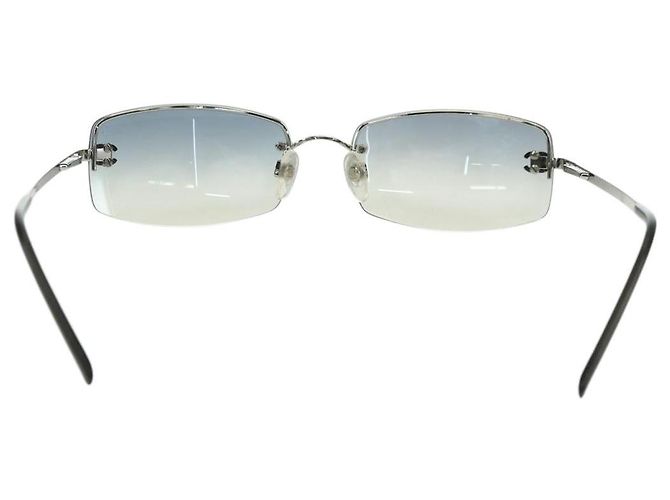 Occhiali da sole CHANEL COCO Mark in metallo, tono argento, CC Auth 179115V - vista 2