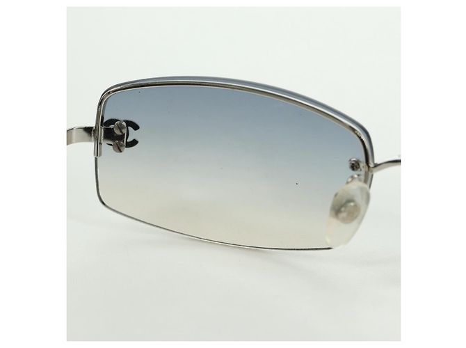 Occhiali da sole CHANEL COCO Mark in metallo, tono argento, CC Auth 179115V - vista 21