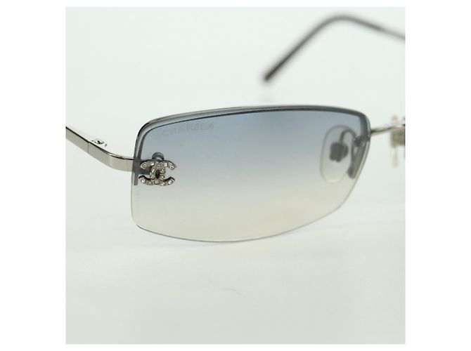 Occhiali da sole CHANEL COCO Mark in metallo, tono argento, CC Auth 179115V - vista 5