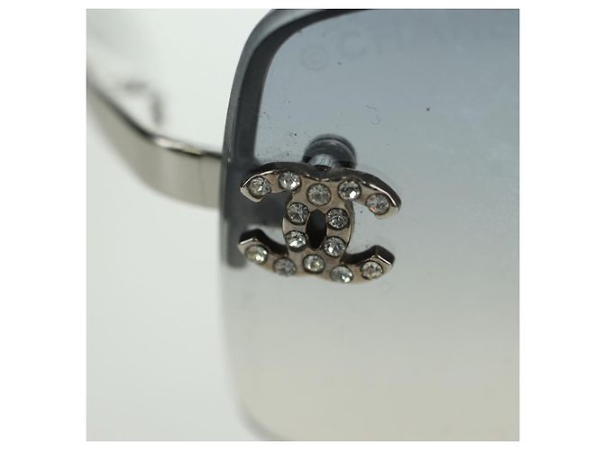 Occhiali da sole CHANEL COCO Mark in metallo, tono argento, CC Auth 179115V - vista 6