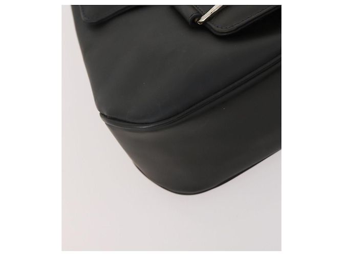 Borsa a Spalla Salvatore Ferragamo Tela Pelle 2 Set Nero Auth BA12171 - vista 16
