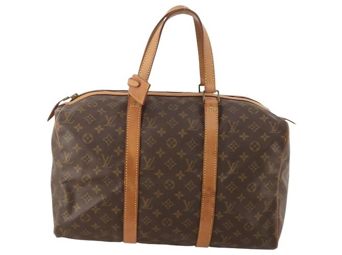 LOUIS VUITTON Monogram Sac Souple 45 Boston Bag M41624 LV Auth YKZ1605 Monogramma - vista 13