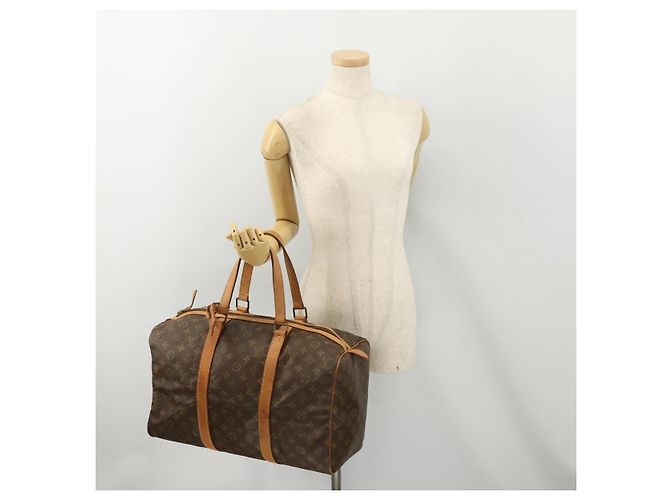 LOUIS VUITTON Monogram Sac Souple 45 Boston Bag M41624 LV Auth YKZ1605 Monogramma - vista 22