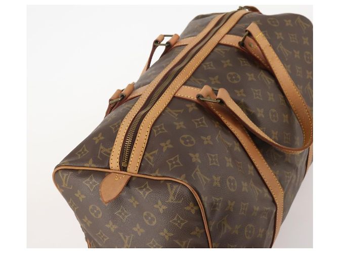 LOUIS VUITTON Monogram Sac Souple 45 Boston Bag M41624 LV Auth YKZ1605 Monogramma - vista 6