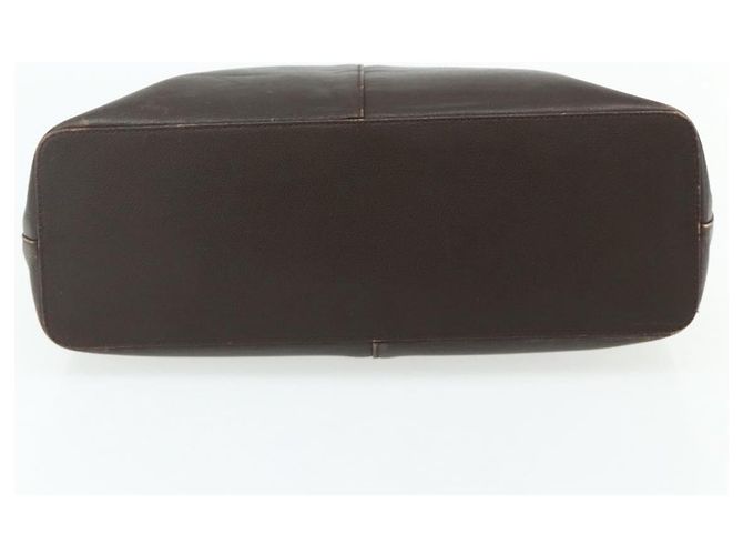 Borsa a mano BURBERRY in pelle marrone oro Auth 179281A D'oro - vista 5